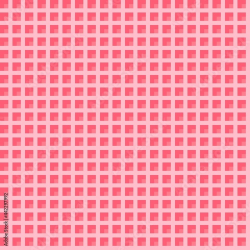 Ice cream background pixel art. Waffle background. Food texture pixel art. Vector background. Waffle seamless texture. Strawberry Glazed Waffles.