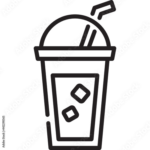 iced coffee icon