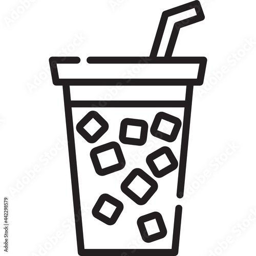 iced coffee icon