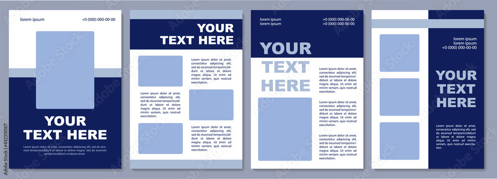 Promoting specific service brochure template. Flyer, booklet, leaflet print, cover design with copy space. Your text here. Vector layouts for magazines, annual reports, advertising posters Promoting specific service brochure template. Flyer, booklet, leaflet print, cover design with copy space. Your text here. Vector layouts for magazines, annual reports, advertising posters
