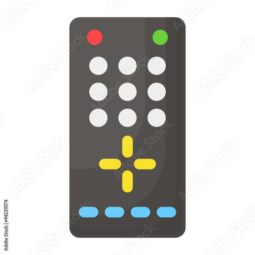 Remote Control Concept, Personal Editing Equipment Vector Color Icon Design, Video blogger Symbol, photographer or videography equipment Sign, Filmography and Cinematography Stock illustration