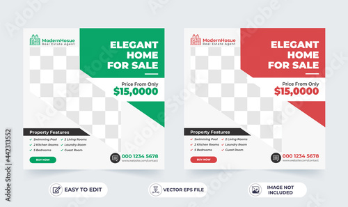 Real estate Instagram social media post web banner