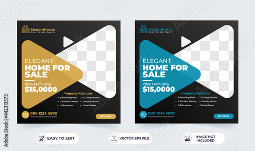 Real estate Instagram social media post web banner