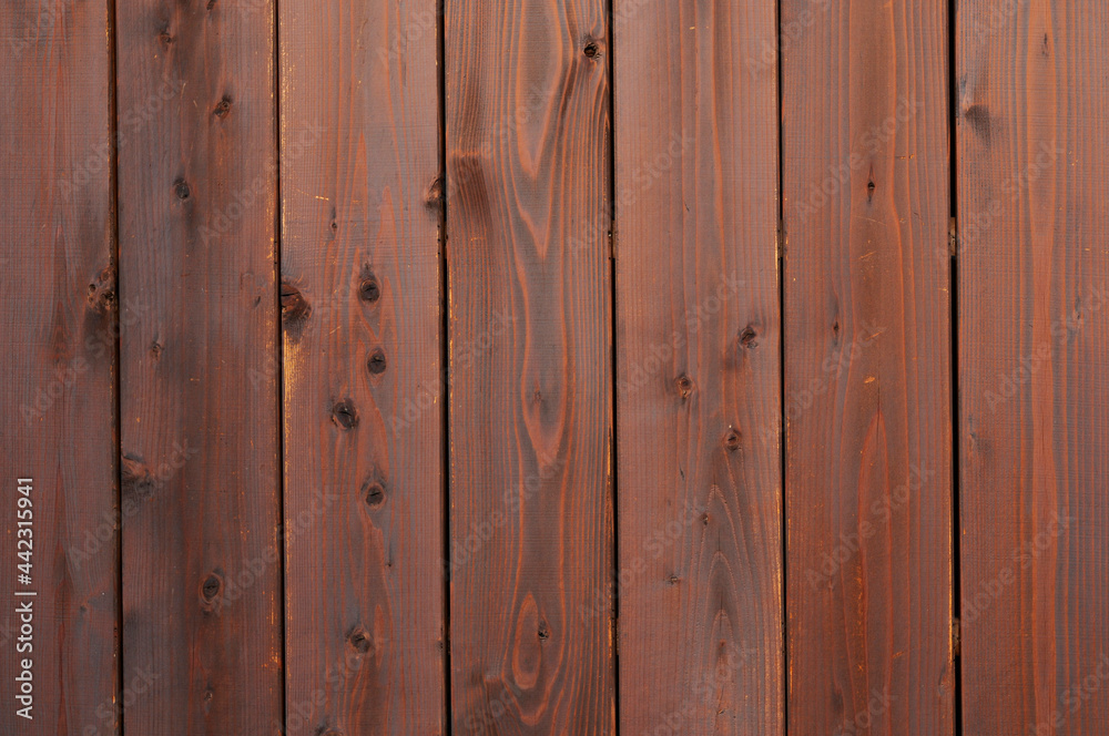 Fototapeta premium 茶色の板壁