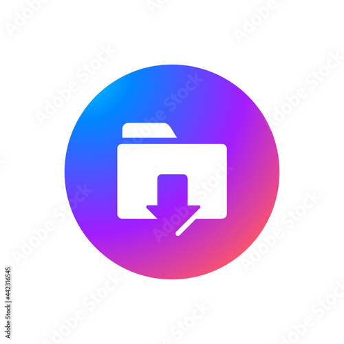 Download Folder - Sticker