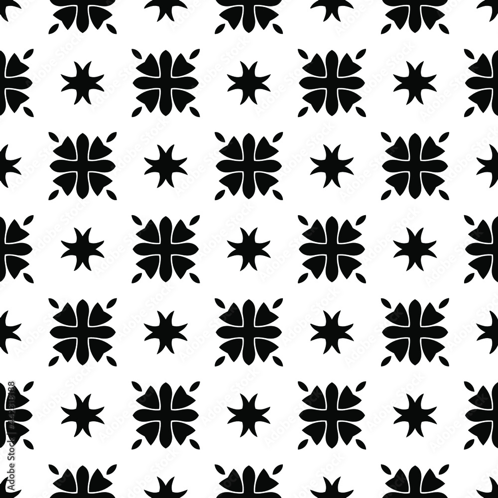 Seamless vector pattern in geometric ornamental style. Seamless vector pattern in geometric ornamental style.
