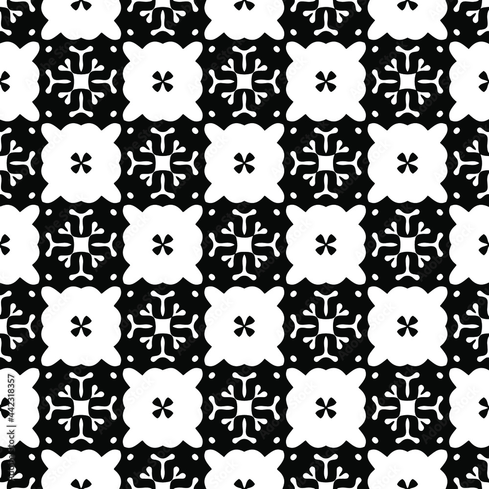 Seamless vector pattern in geometric ornamental style. Seamless vector pattern in geometric ornamental style.