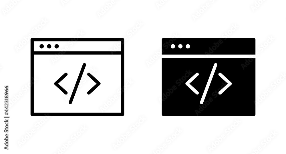 Website icon vector for web, computer and mobile app Website icon vector for web, computer and mobile app
