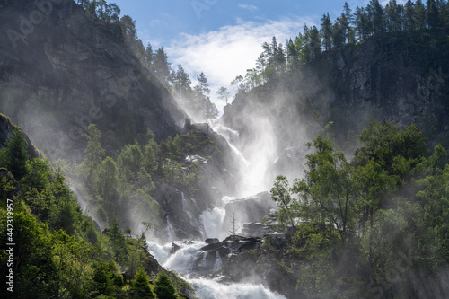 Låtefoss near Odda in Norway. Absolutely beautiful, breathtaking and magical. 