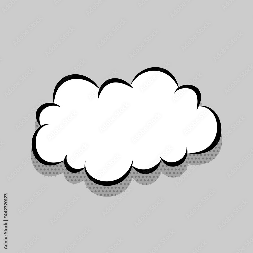 Comics speech bubble for text pop art design. White empty dialog cloud for text message, tag, advertise. Comics sketch puff explosion elements comic book text. Wow effect vector cartoon illustration Comics speech bubble for text pop art design. White empty dialog cloud for text message, tag, advertise. Comics sketch puff explosion elements comic book text. Wow effect vector cartoon illustration