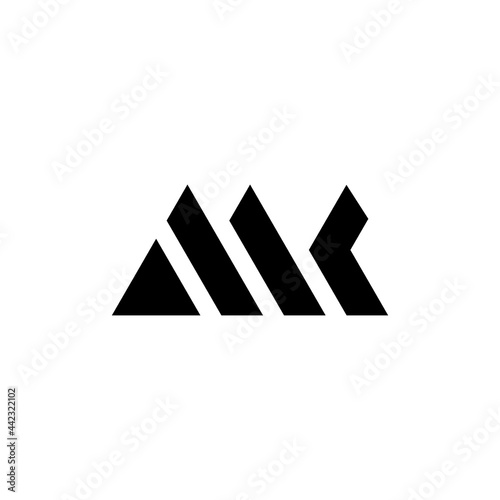 Creative Minimalist Alphabet Letter Mark Initials Monogram Logo MC M C Editable in Vector Format