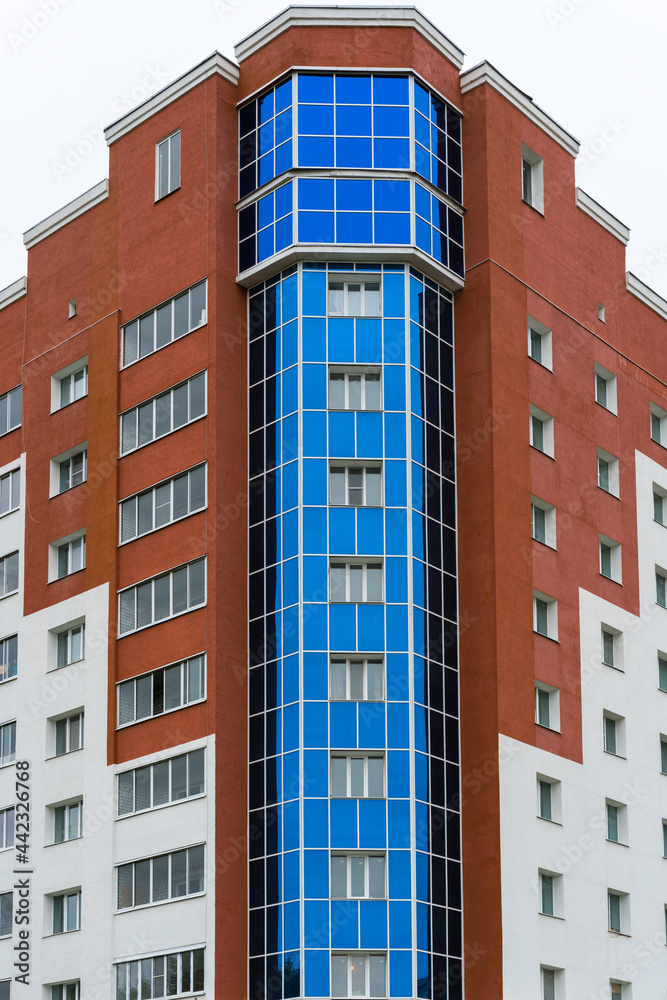 Modern architecture of Ryazan, a city in Russia. 