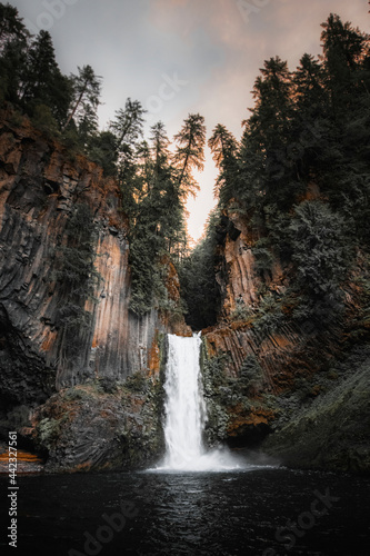 View of Toketee Falls in Oregon, USA photo