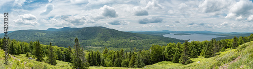 Panorama of Maine's Western Mountains