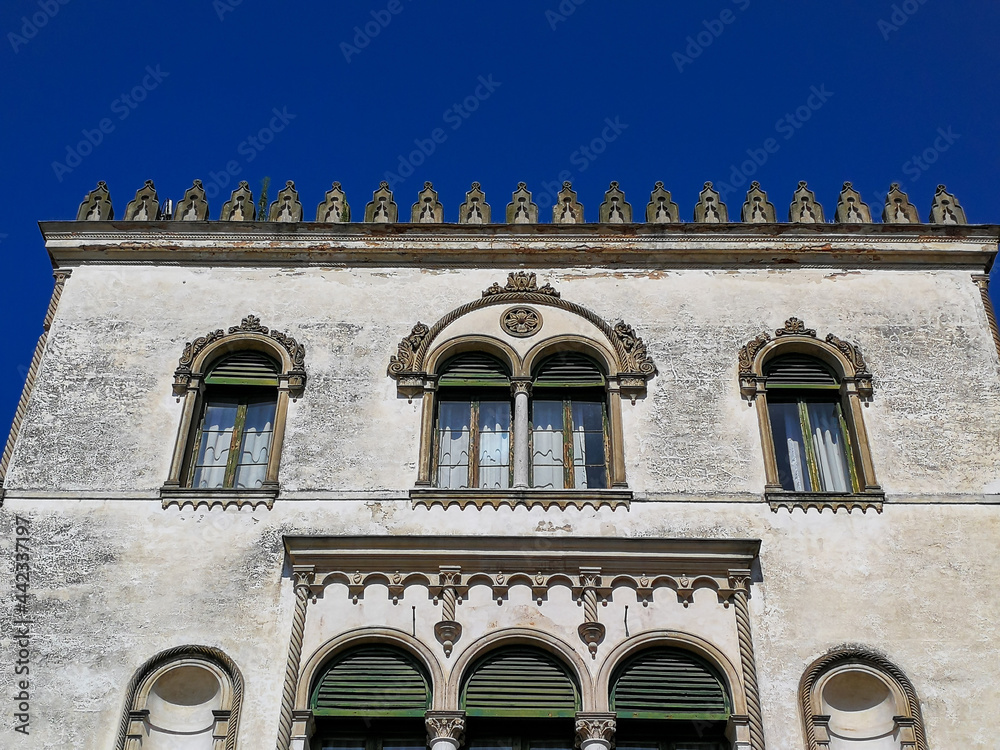Obraz premium View on an ancient palace in Noale, Veneto - Italy