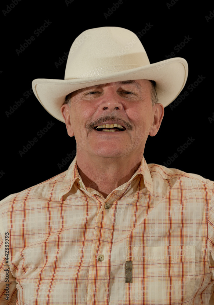 Cowboy in white hat Cowboy in white hat