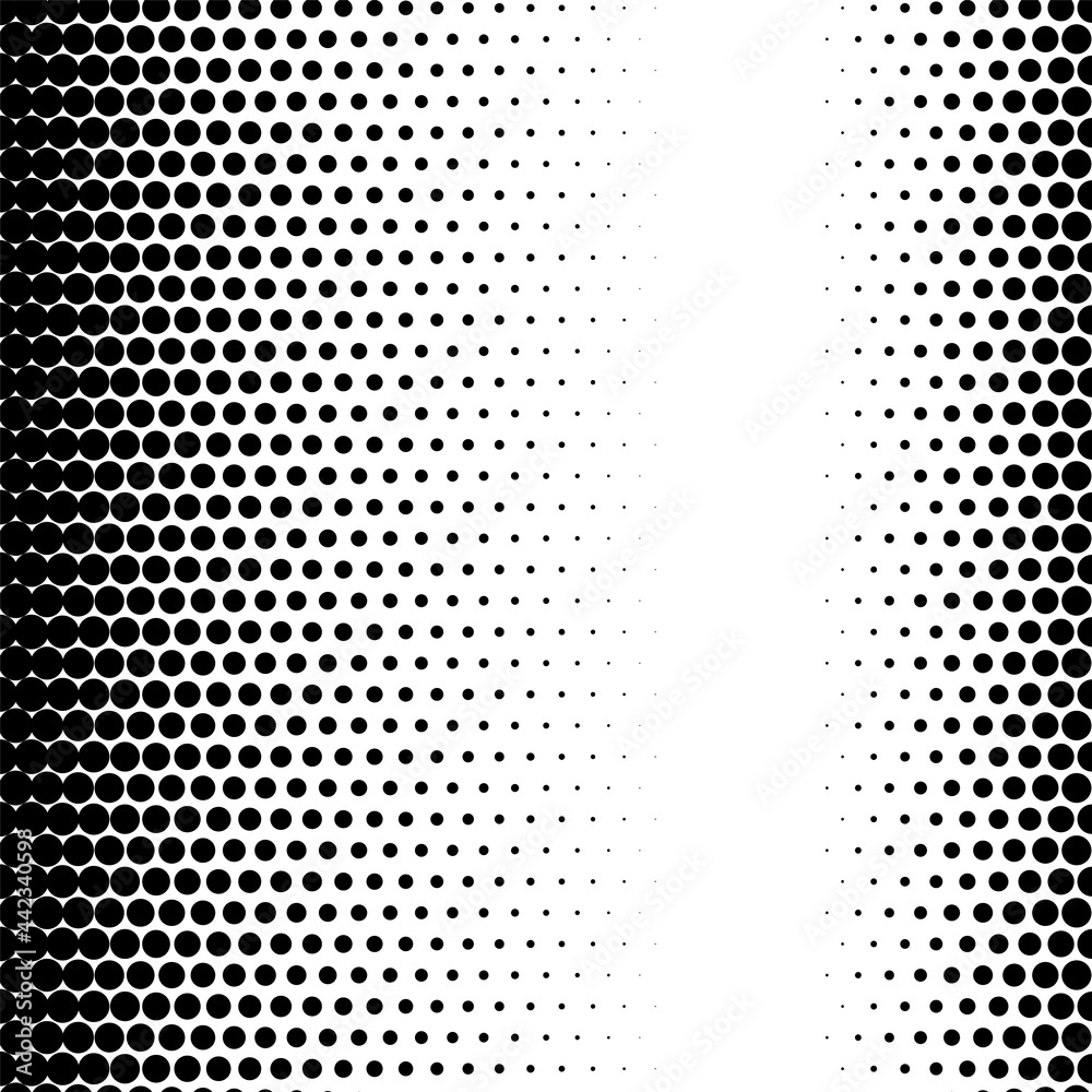 Halftone circle dots gradient texture pattern graphic raster effect