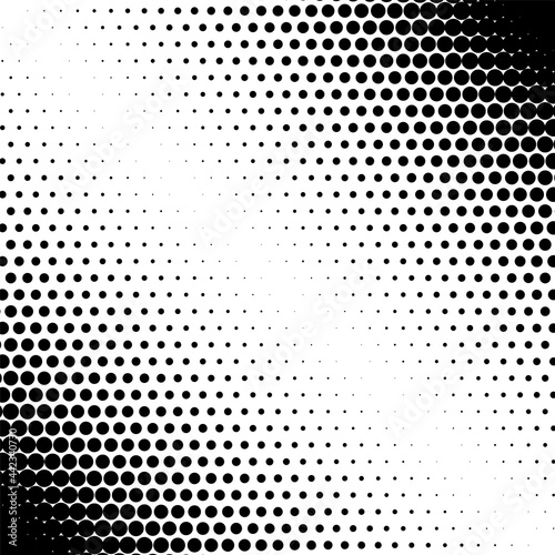 Halftone dots pattern matrix dpi futuristic circles black wallpaper