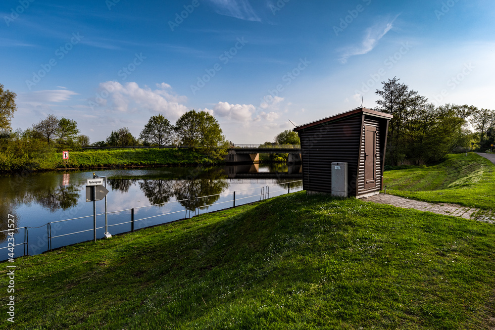 Fototapeta premium Ritterhuder Hammeschleuse
