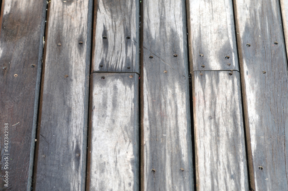 Old wooden wall is beautiful. Old wooden wall is beautiful.