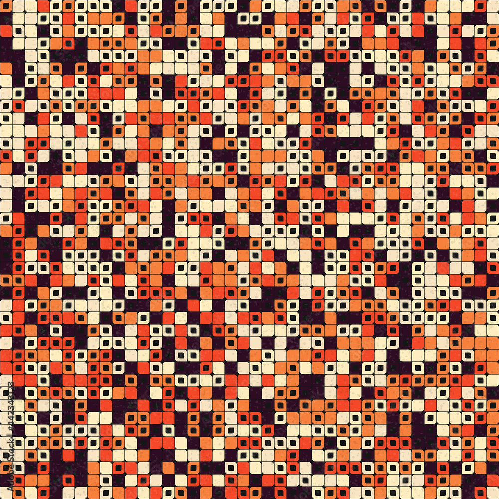 Abstract Geometric Pattern generative computational art illustration