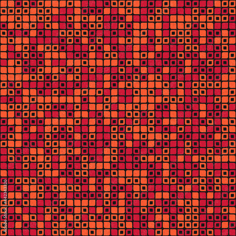 Fototapeta premium Abstract Geometric Pattern generative computational art illustration