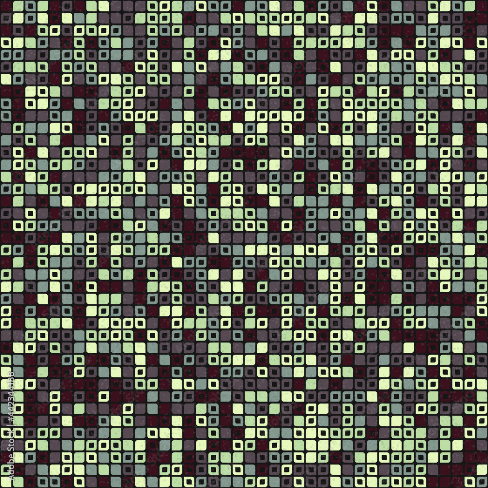 Fototapeta premium Abstract Geometric Pattern generative computational art illustration