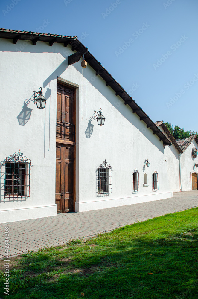 Fototapeta premium Main building of the Viña Undurraga winery near Santiago, Chile