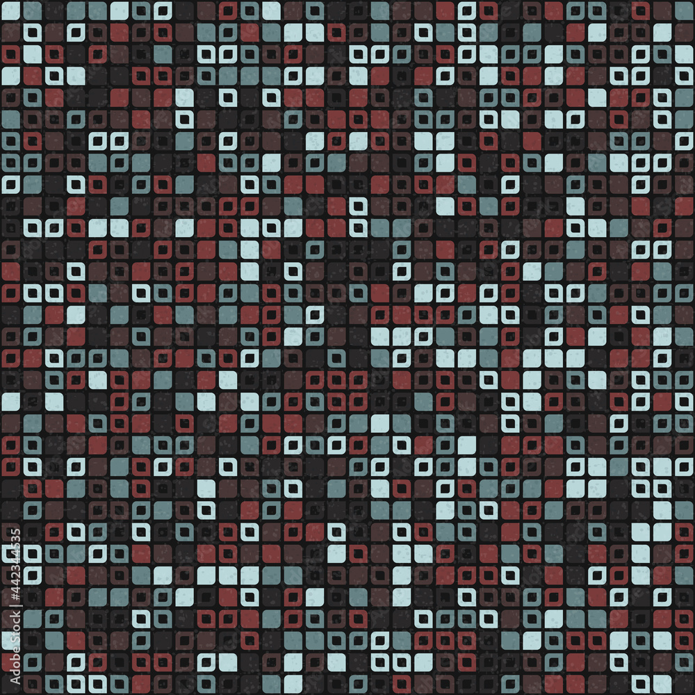 Fototapeta premium Abstract Geometric Pattern generative computational art illustration