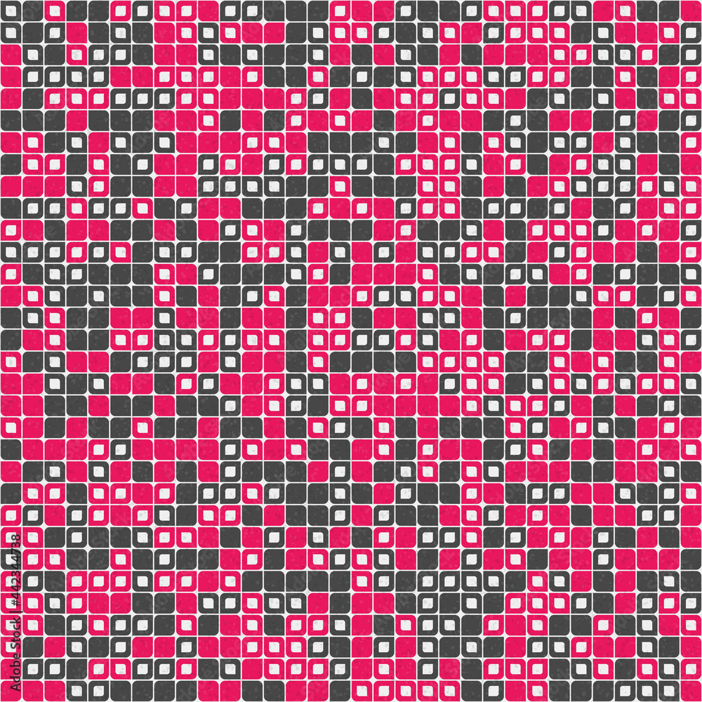 Fototapeta premium Abstract Geometric Pattern generative computational art illustration