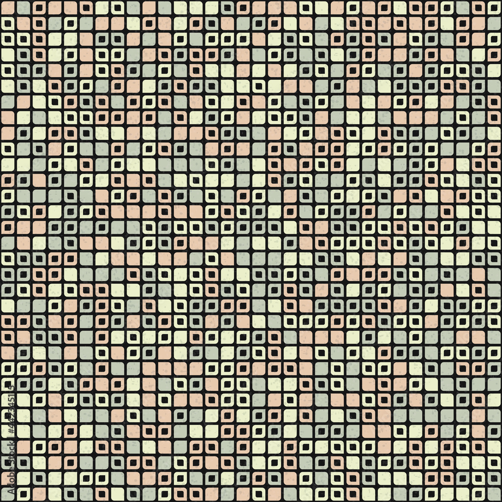 Fototapeta premium Abstract Geometric Pattern generative computational art illustration