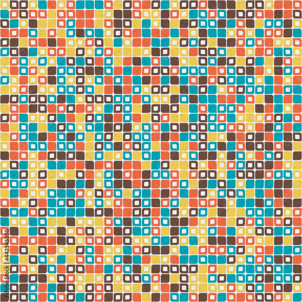 Abstract Geometric Pattern generative computational art illustration