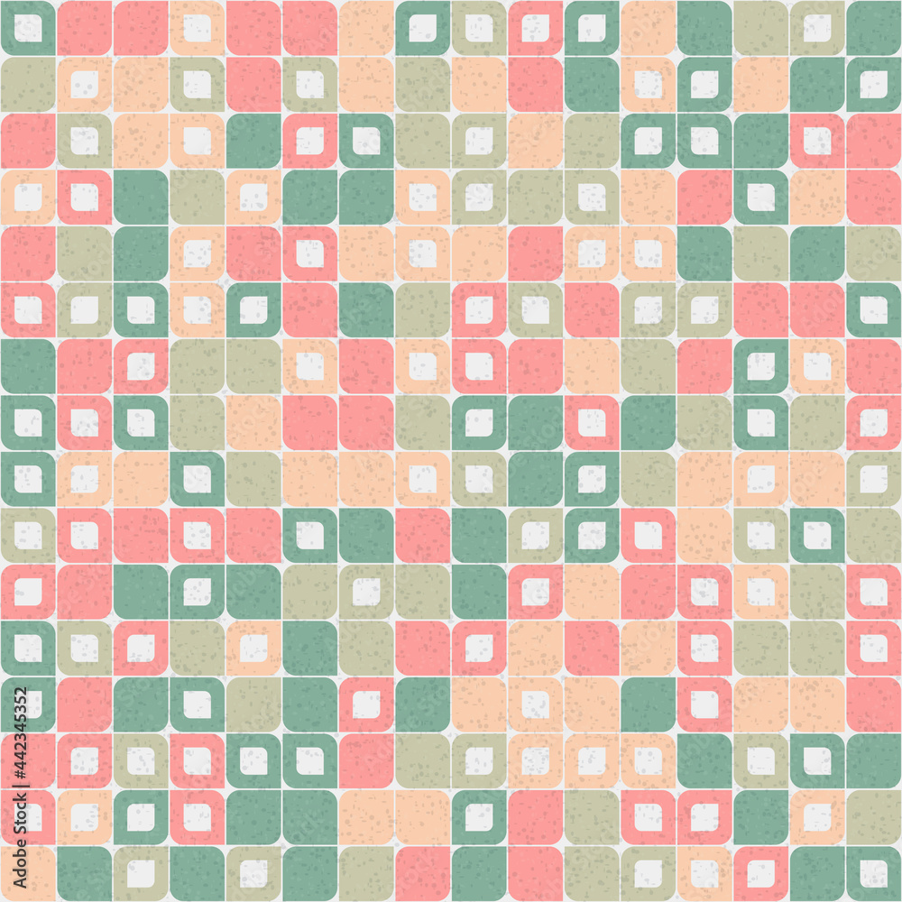 Fototapeta premium Abstract Geometric Pattern generative computational art illustration