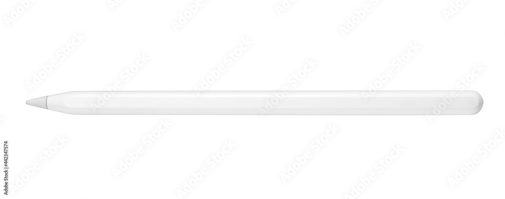 Digital pencil for tablet isolated on white background - obrazy, fototapety, plakaty 
