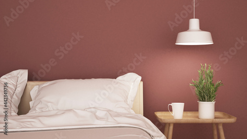 bedroom design for property development - 3D Rendering