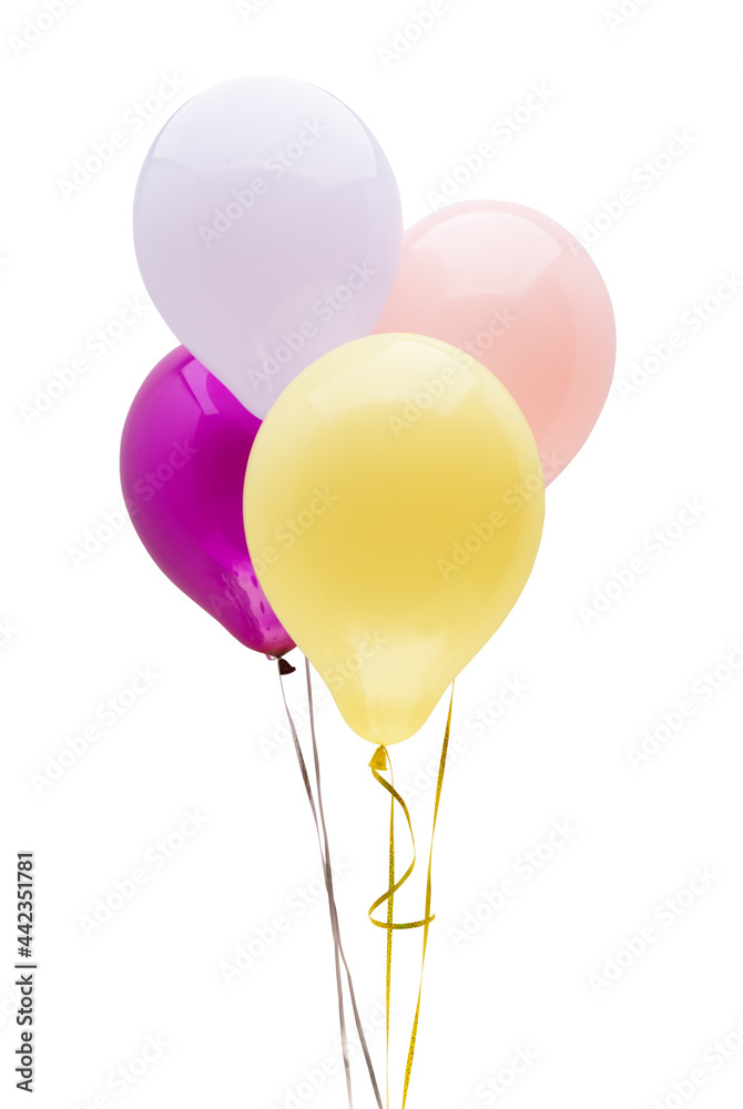 balloons with helium isolated balloons with helium isolated