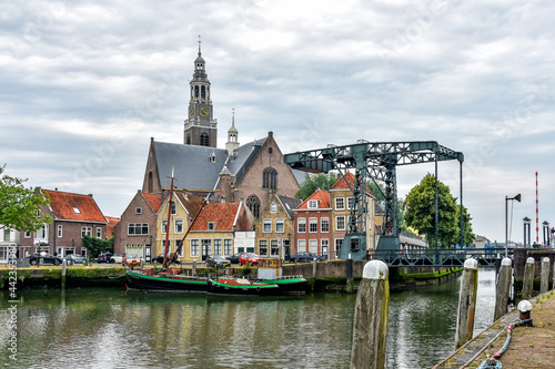 The maritime character of Maassluis can be seen everywhere, especially in and around the historic city centre. Netherlands, Holland, Europe photo