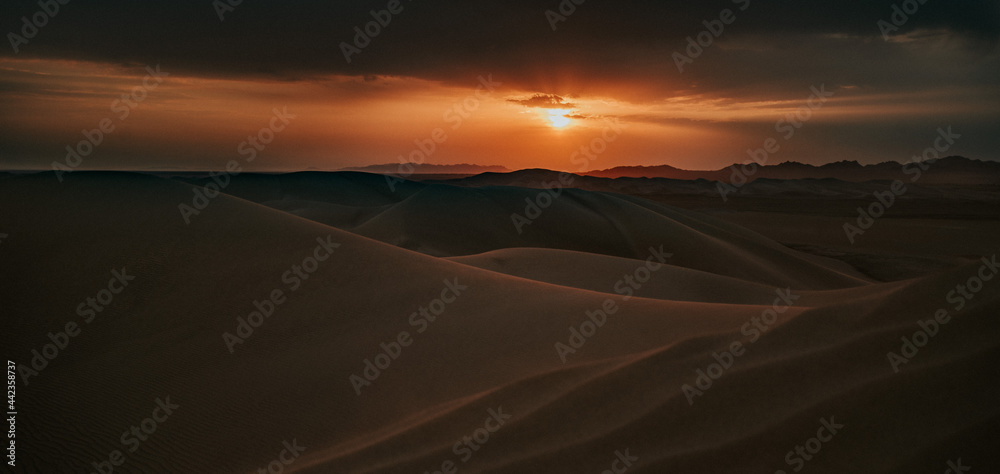 Varzaneh desert in Iran