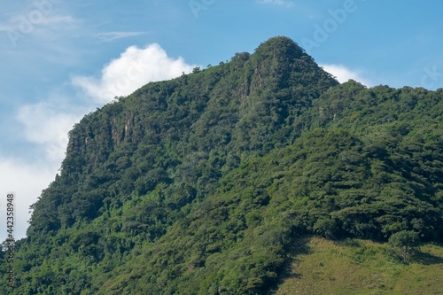 Rural landscape with mountains and blue sky in southwest Antioquia, Colombia. © camaralucida1