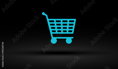 icona, carrello, commercio, negozio, acquisti