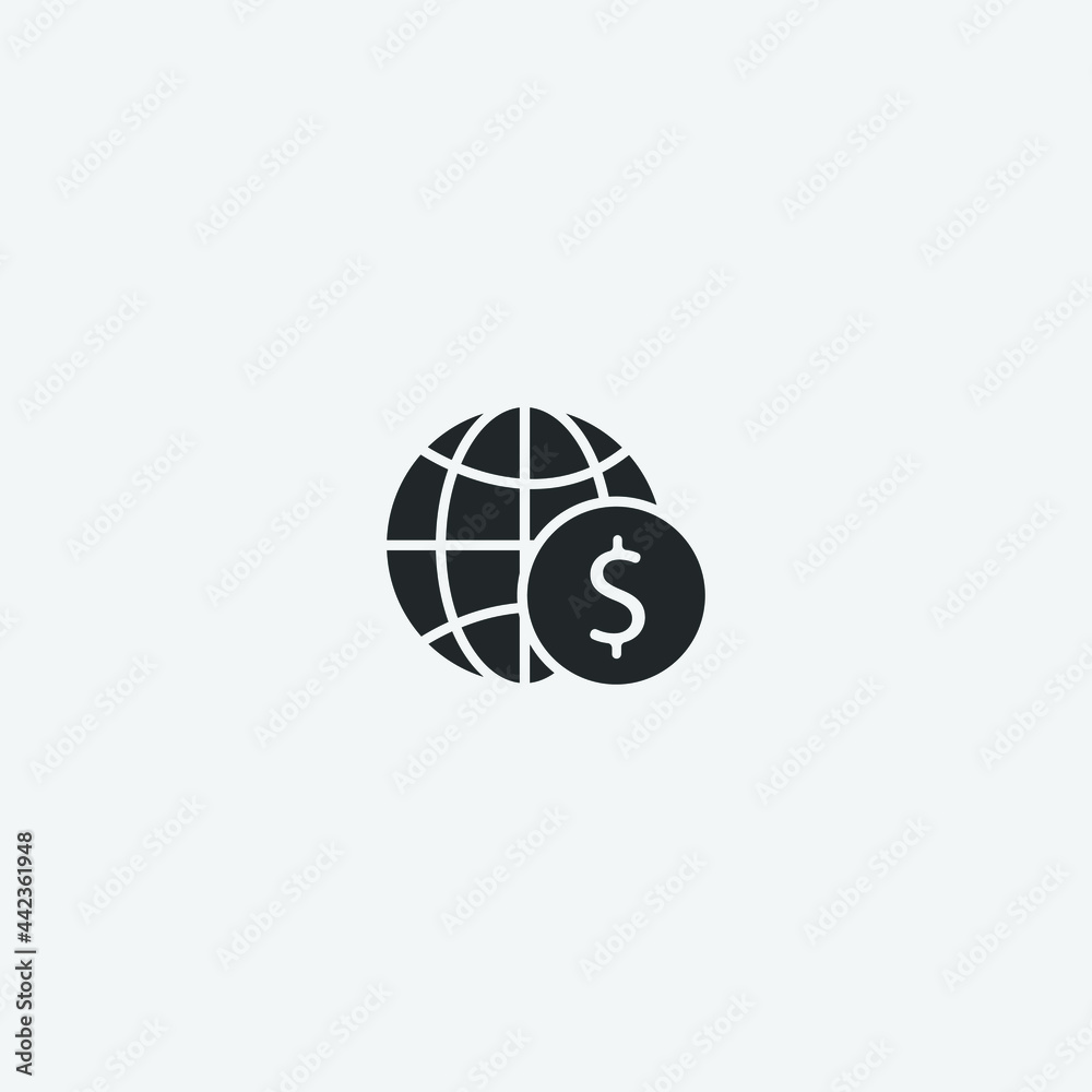 Finance vector icon illustration sign Finance vector icon illustration sign