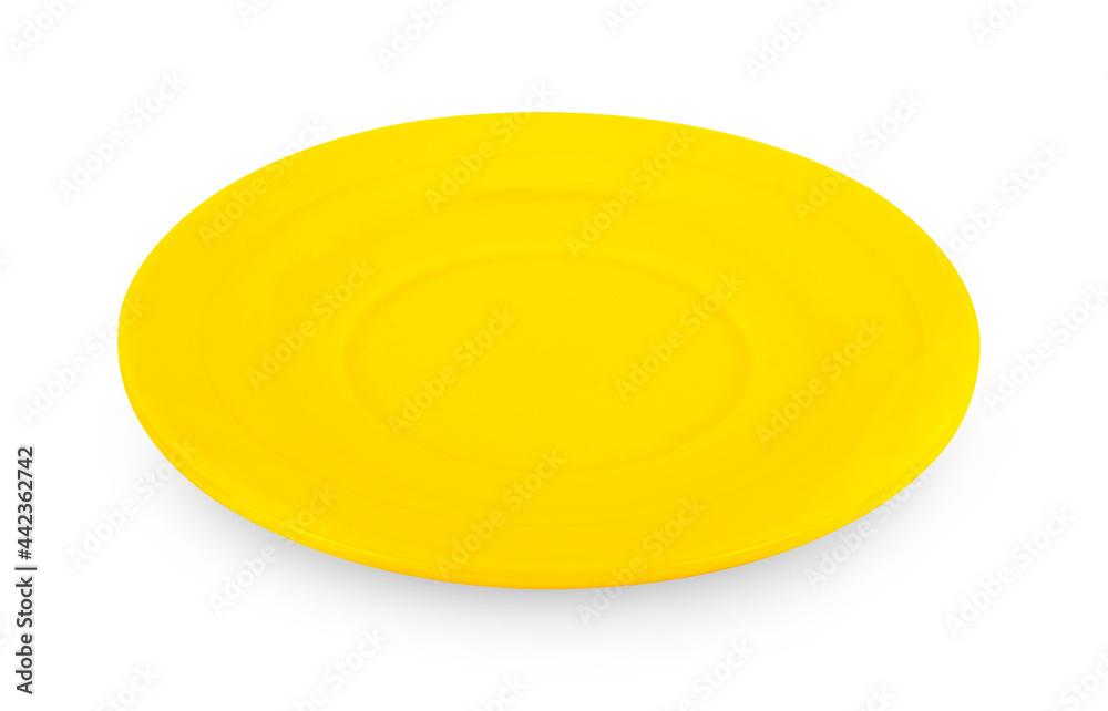 empty plate isolated on white background. empty plate isolated on white background.