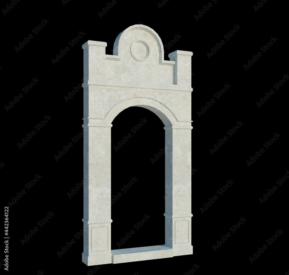 3d Render Building Structure On Isolated 3d Render Building Structure On Isolated
