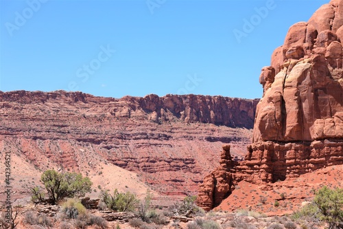 Rock Formations in the Arches National Park