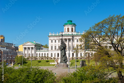 Monument to the Holy Equal-to-the-Apostles Prince Vladimir Svyatoslavich, the Baptist of Russia installed on Manezhnaya Street, opposite the House of Pashkov photo