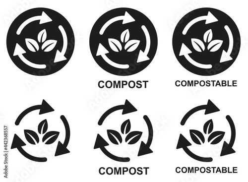 picto compost recyclage planche