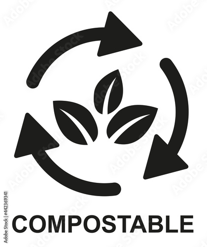 picto compost recyclage feuilles 7