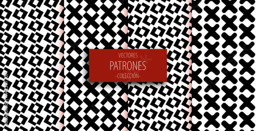 patrones blanco y negro