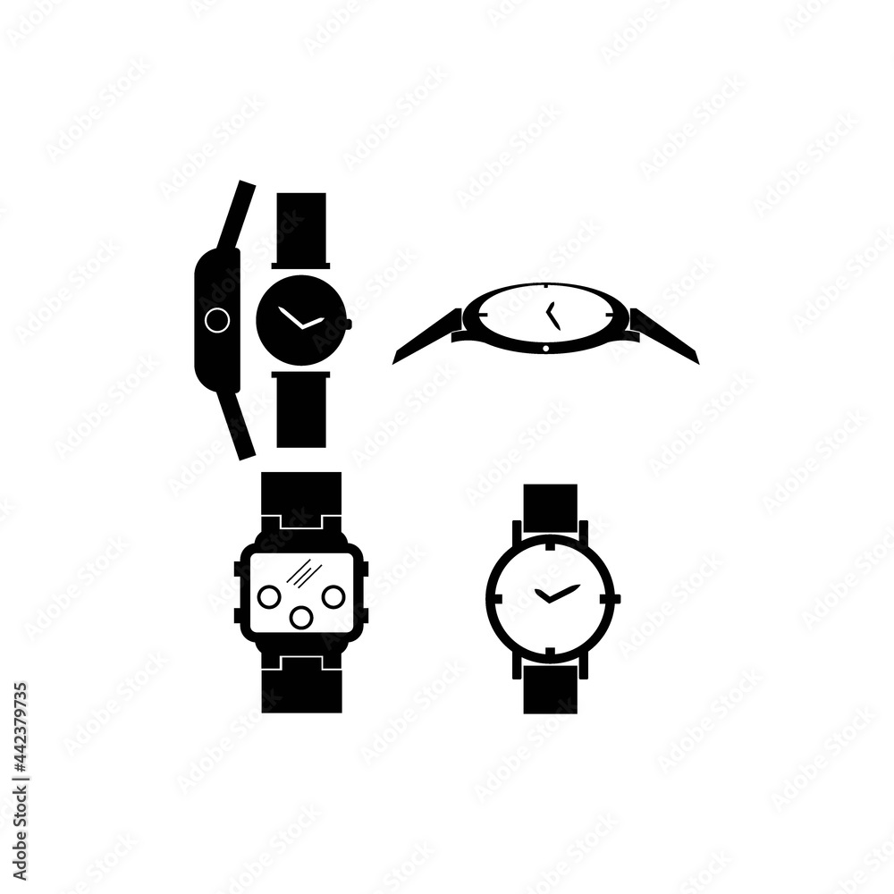 Watches icon logo, vector design Watches icon logo, vector design