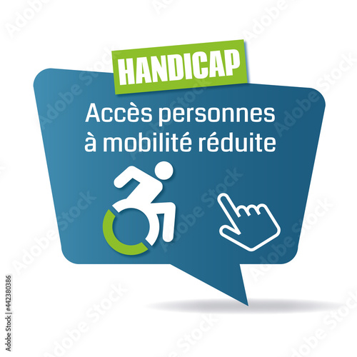 Logo accès personnes à mobilité réduite.